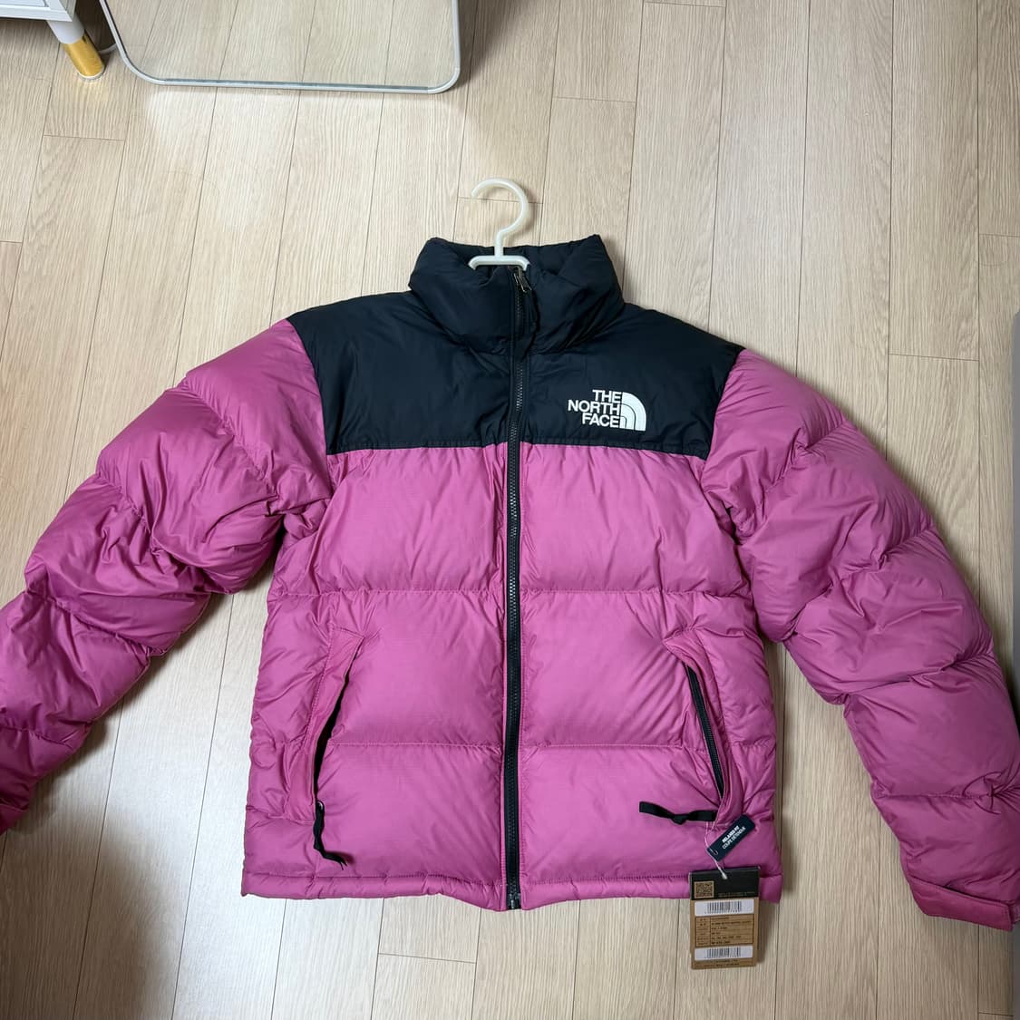 노스페이스 1996 눕시 패딩 90(S) 핑크 새상품 상품이미지1