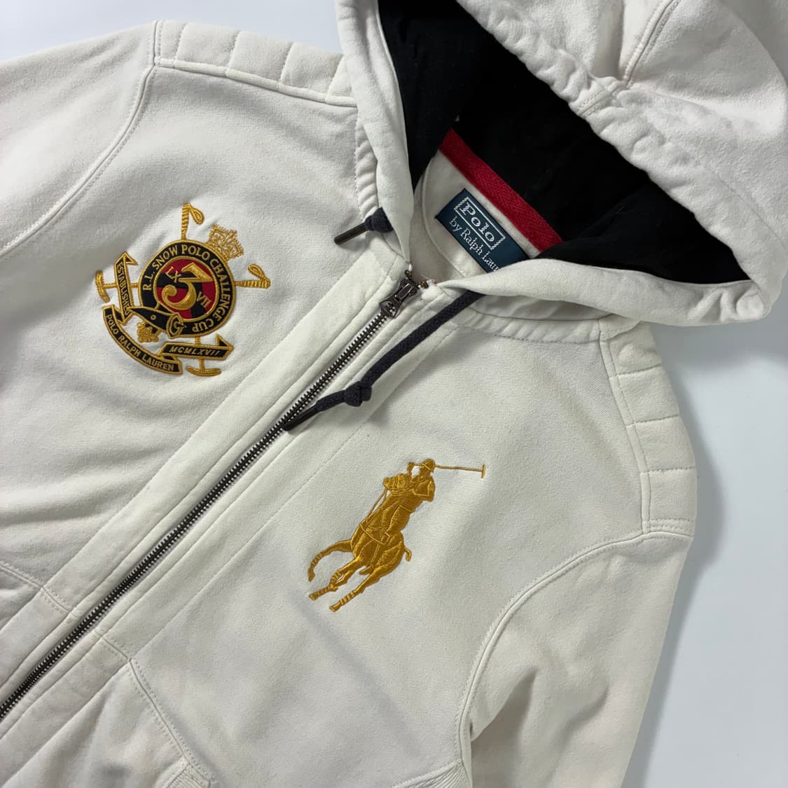 Polo  폴로 랄프로렌 빅포니 화이트 후드집업  상품이미지3