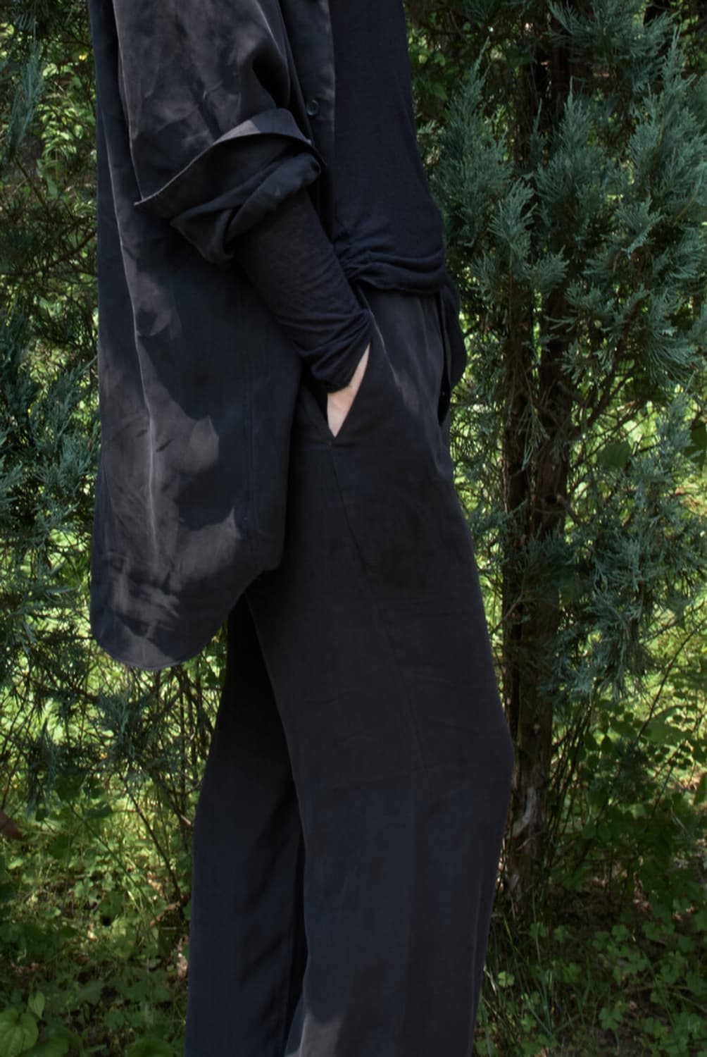 머듈 라운지팬츠 큐프라 상품이미지1