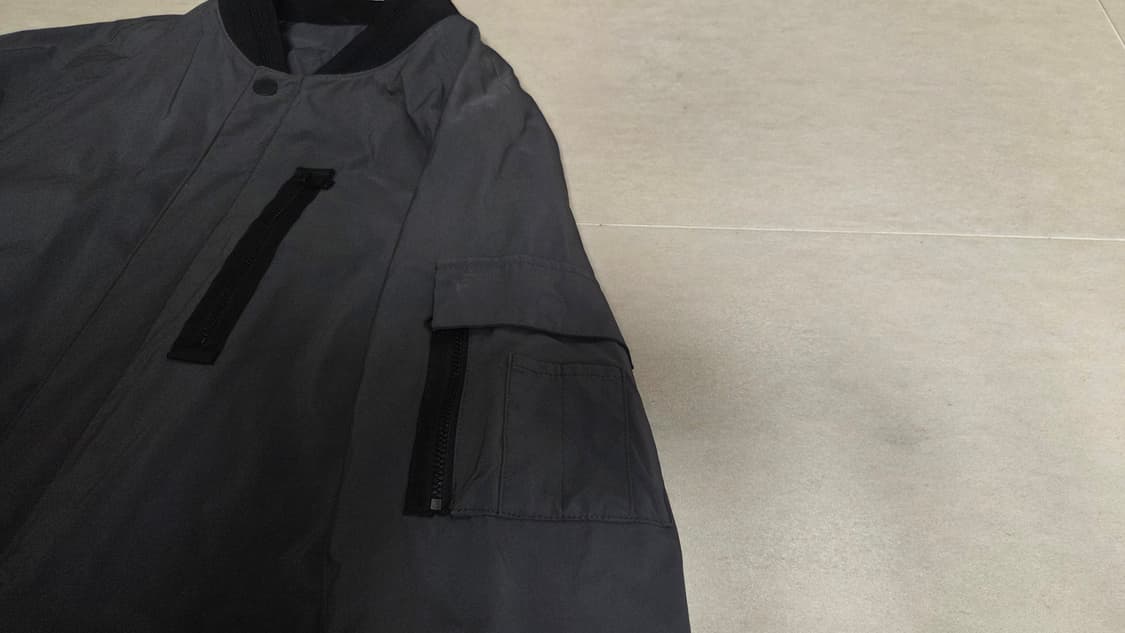 랑방 하이브리드  MA-1 블루종 점퍼  상품이미지4