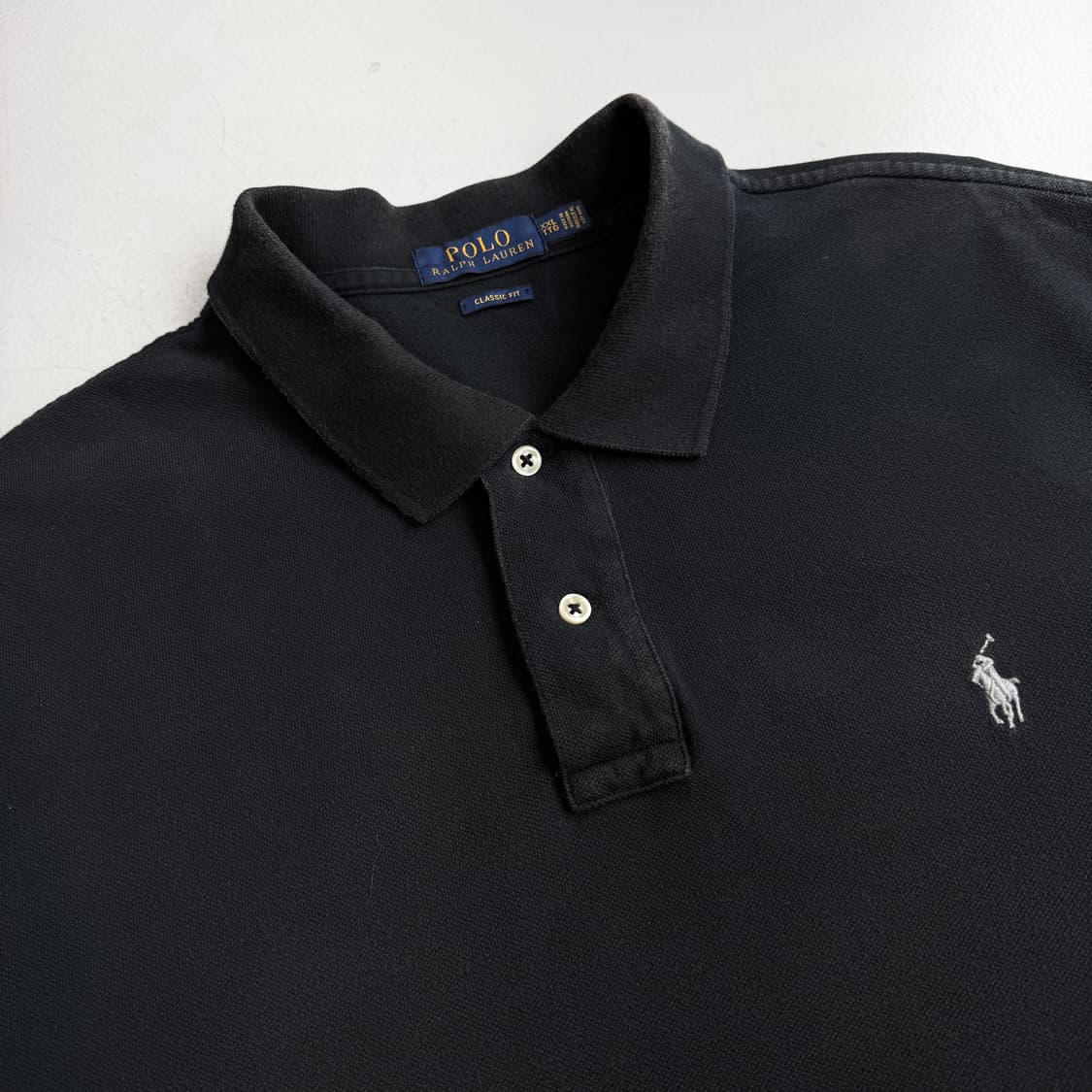 폴로 XXL 포니 검흰 PK 카라 반팔 티셔츠 상품이미지3