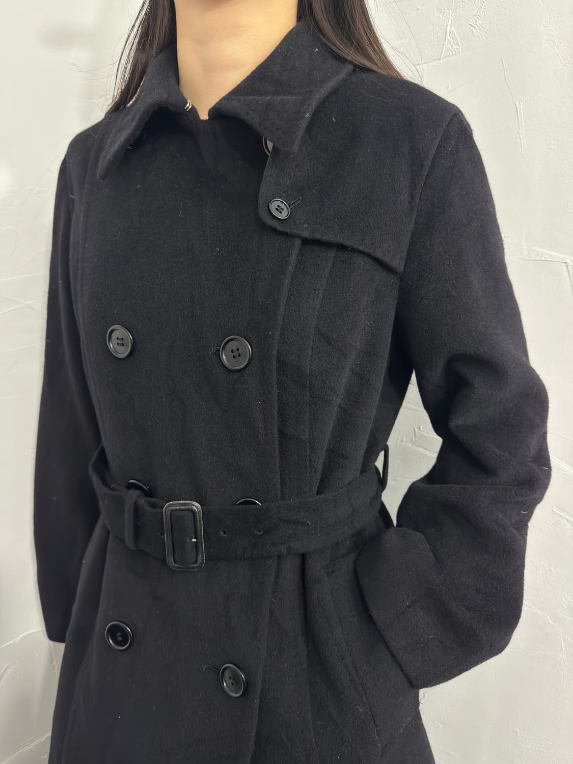 deux belt button coat 상품이미지3