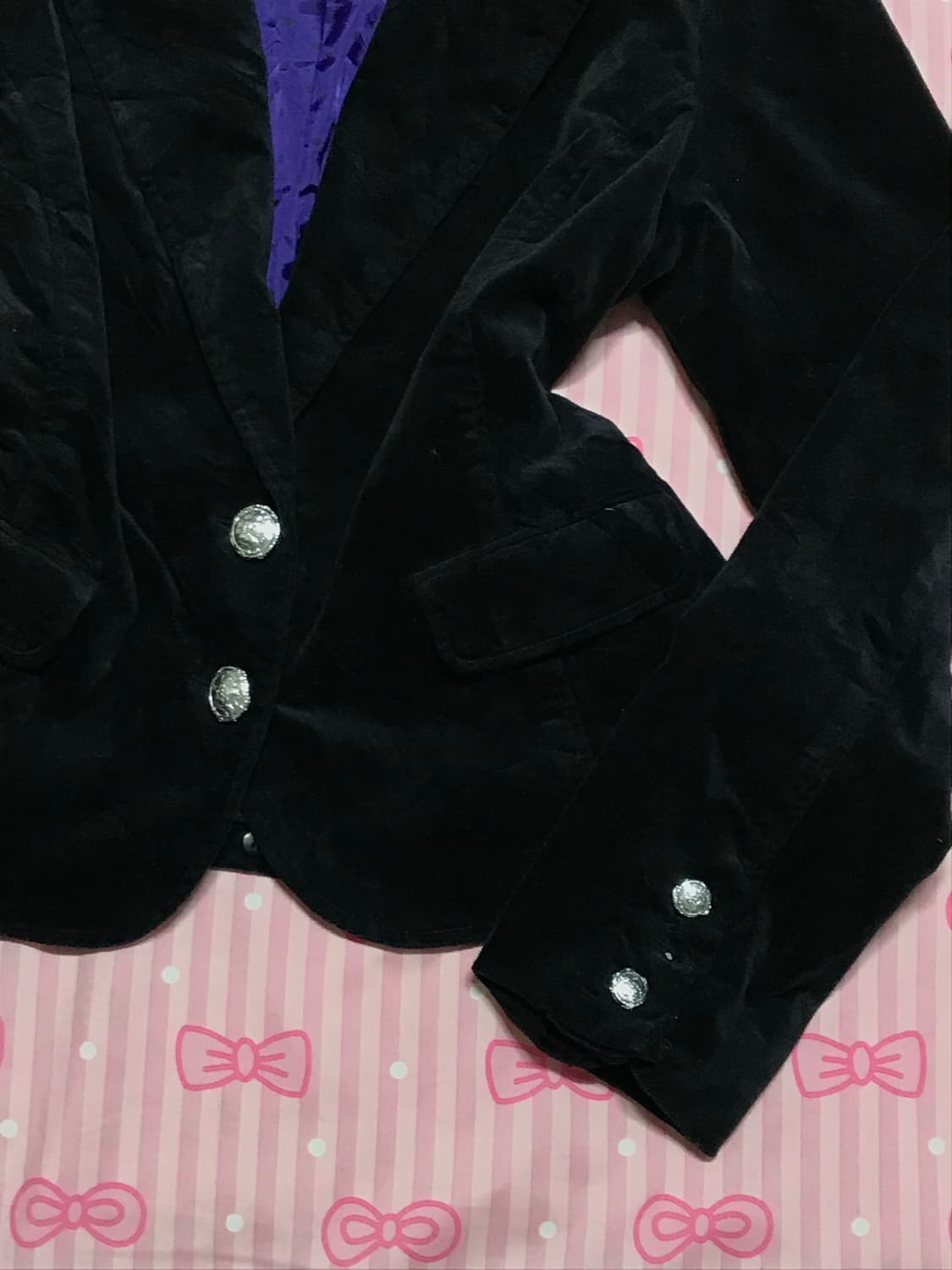 시네마 클럽 고딕 벨벳 자켓 고스로리 상품이미지2