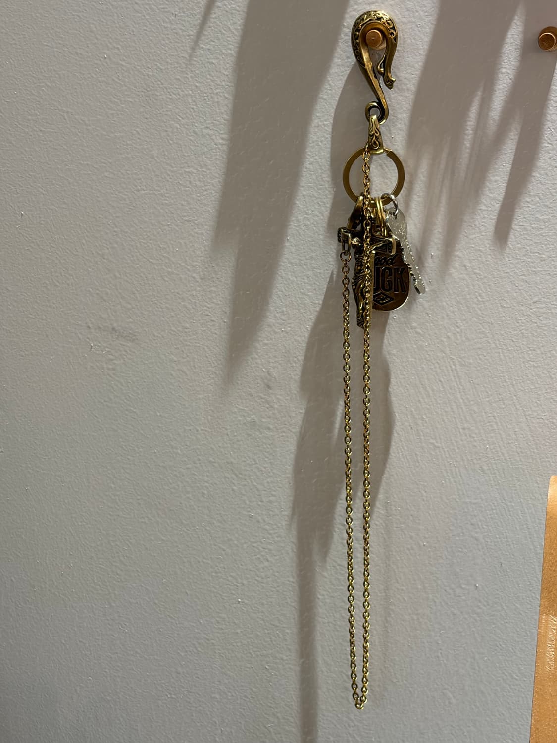 LUCK 크로스 체인 키링 / 감성 빈티지 키링 상품이미지6