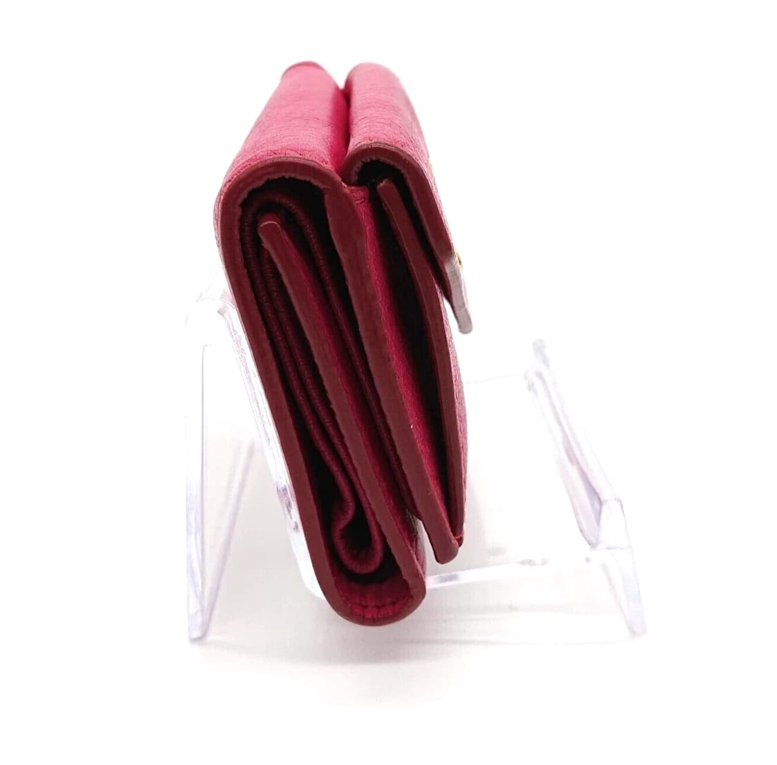 프라다 지갑 PRADA Trifold wallet Pink VITELLO 상품이미지5