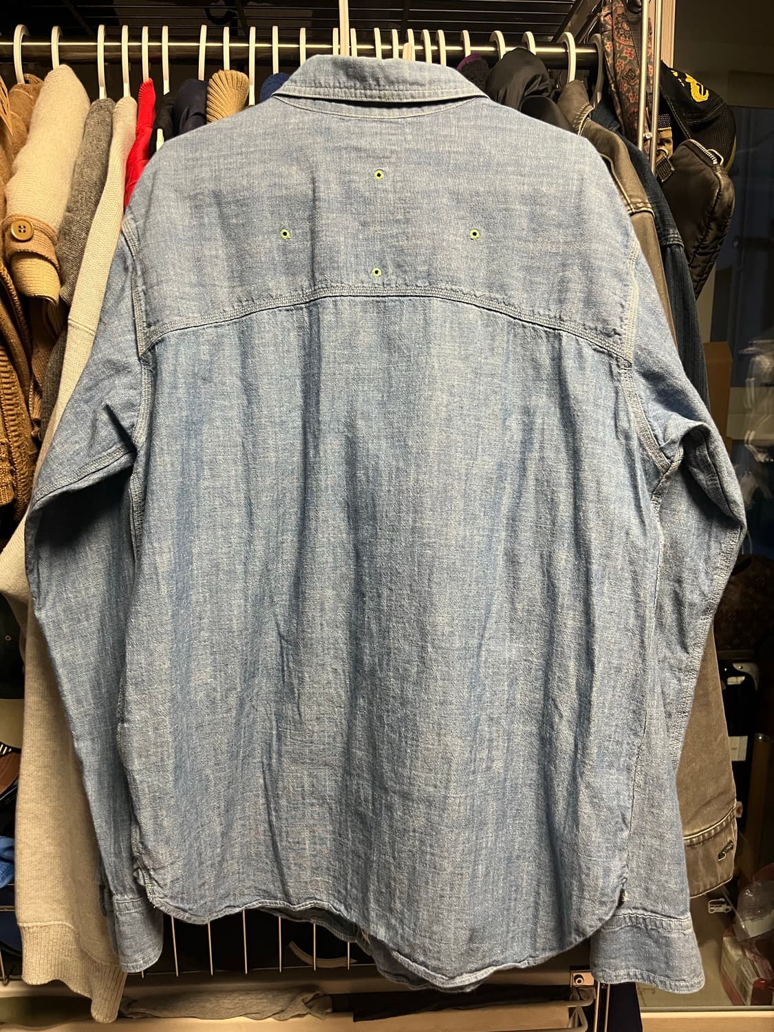 빅양크 샴브레이 셔츠 16사이즈 상품이미지4