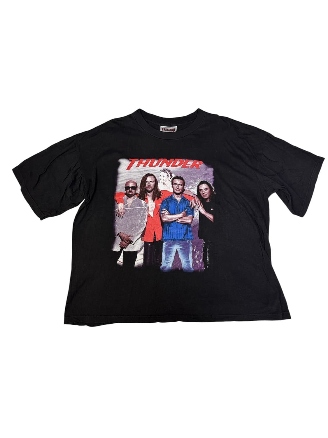 빈티지 90s THUNDER 97 월드 투어 밴드 티셔츠 XL 상품이미지1