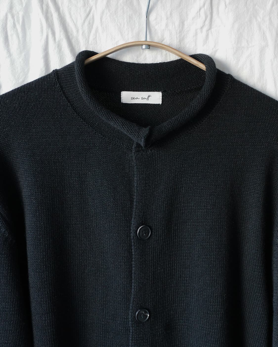 Seasalt 씨쏠트 루프 헴 가디건 블랙 3size 새상품 상품이미지3