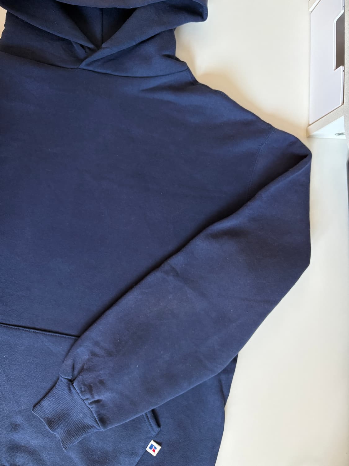미제 usa 90s 러셀 후디 후드 네이비 L 라지사이즈 상품이미지6