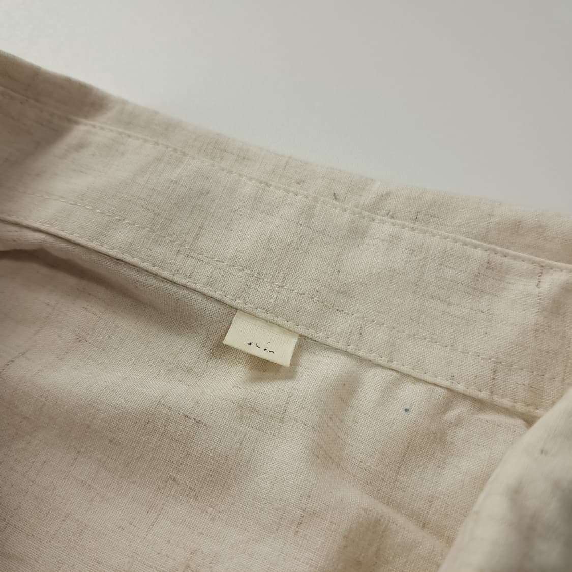 CK648 XL 90s 독일판 바바리안 린넨 비스코스 반팔 셔츠 남방 상품이미지3