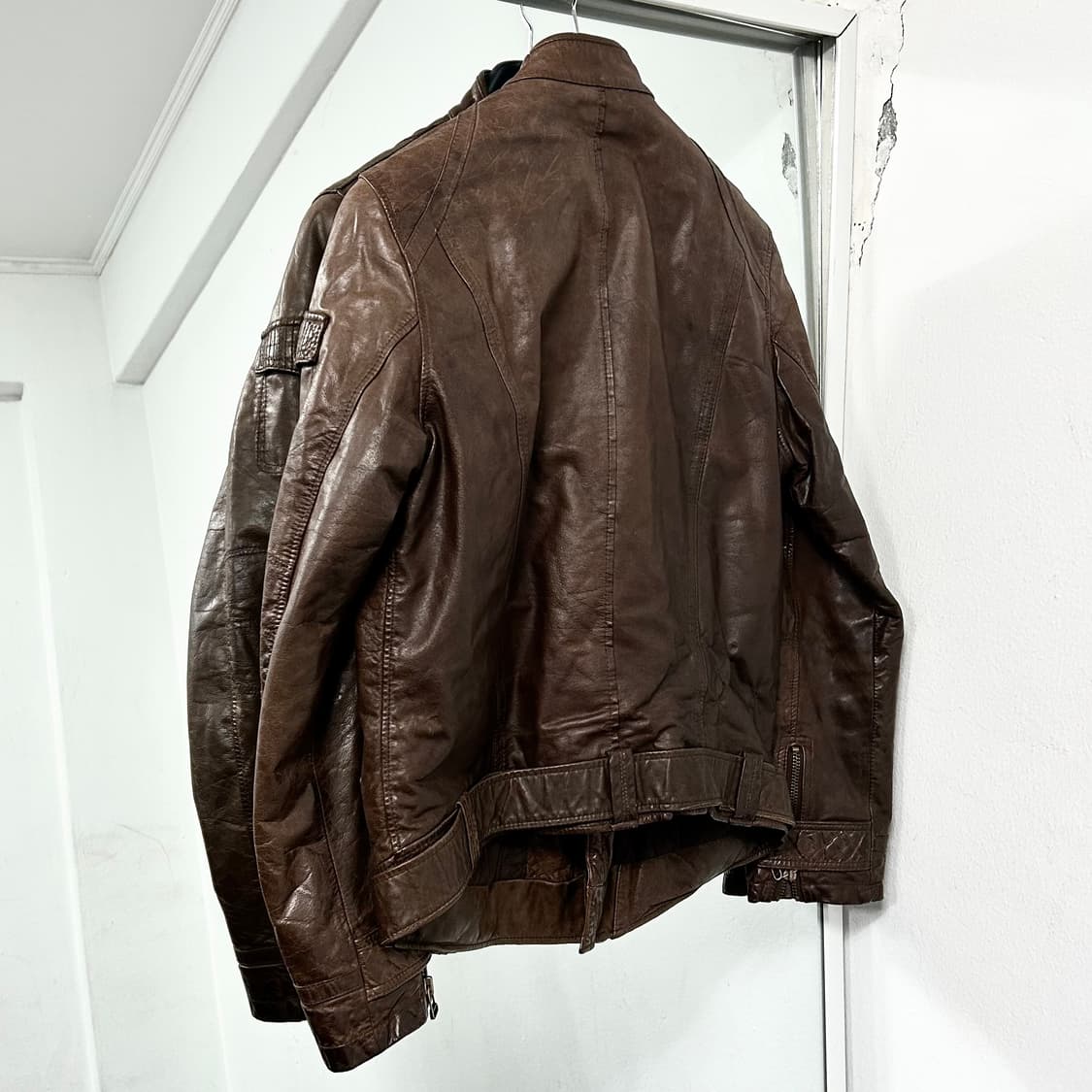 DOHC 양가죽 라이더 자켓 상품이미지5