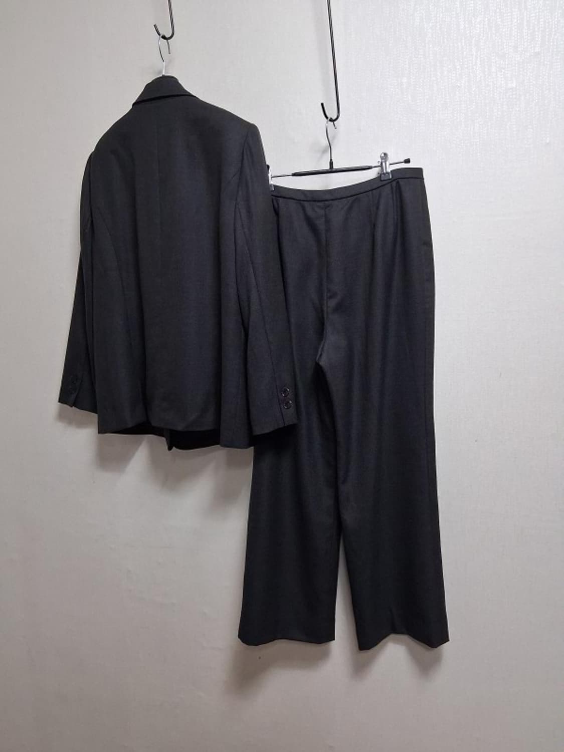 Leilian 춘추 순모울 정장 슈트 셋업 순모바지정장세트 새상품상태 L 상품이미지2