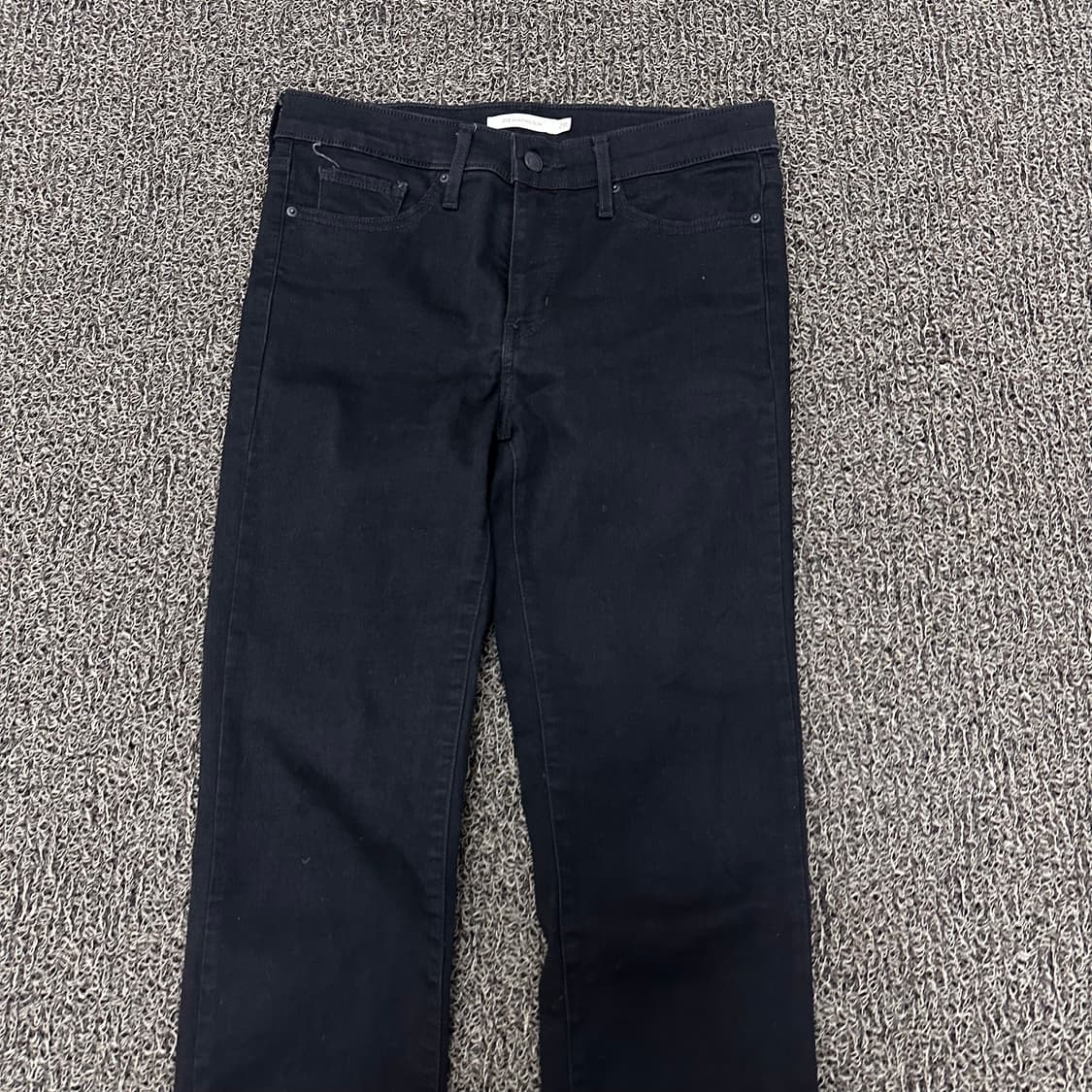 리바이스 여성 데님 흑청바지 블랙 28인치 상품이미지2