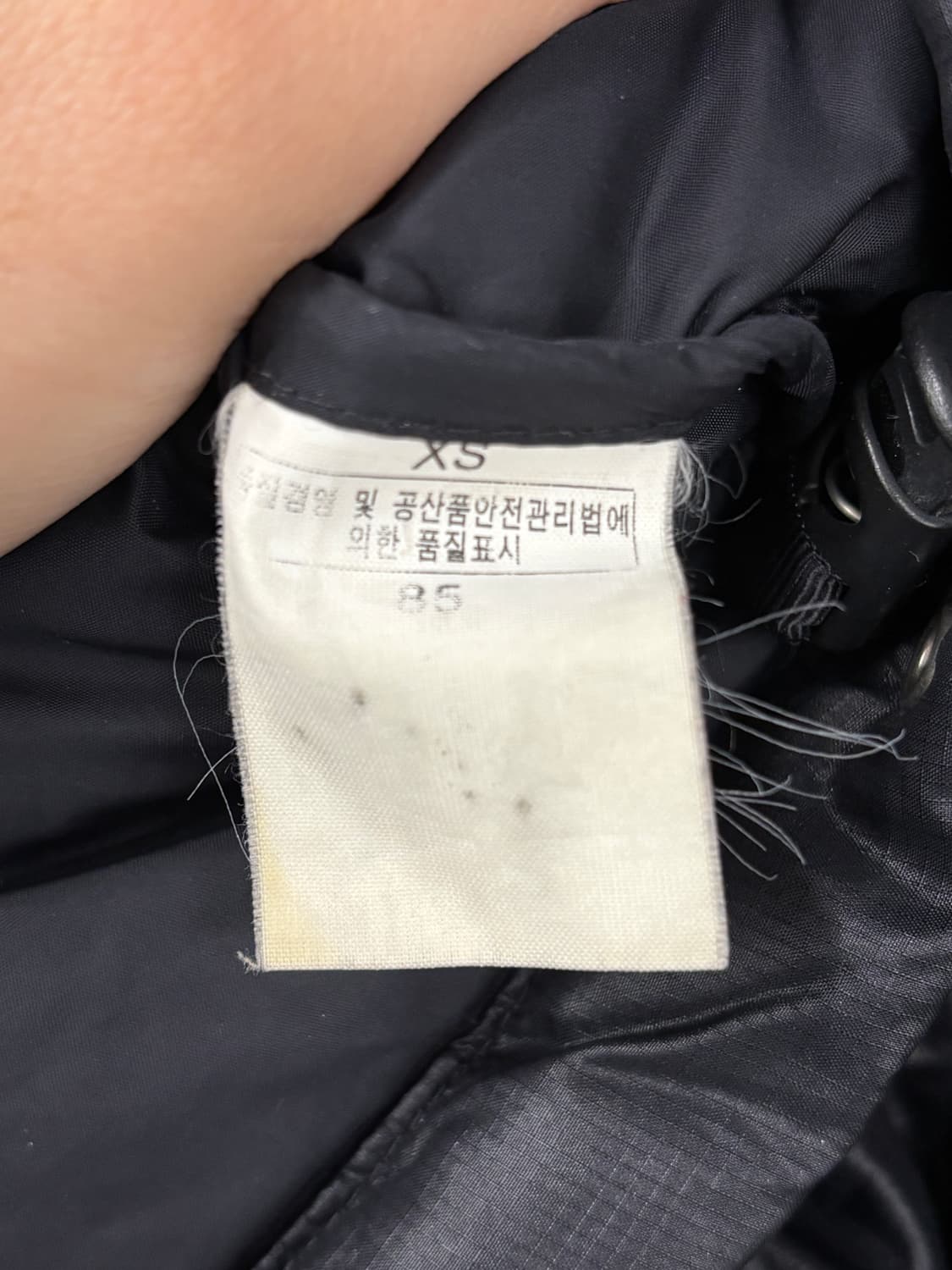 노스페이스 눕시 700 블랙 다운 자켓 XS (85) 상품이미지5