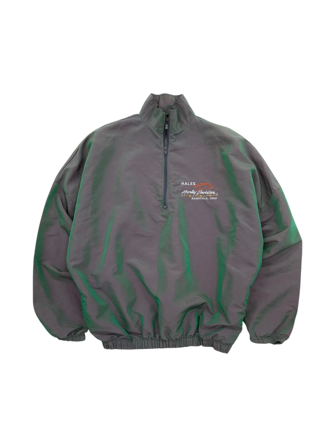 90's 할리데이비슨 하프집 윈드브레이커 풀오버 상품이미지1