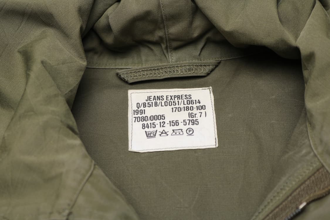 [L] 90's 독일군 밀리터리 쉘 야상 자켓 상품이미지3