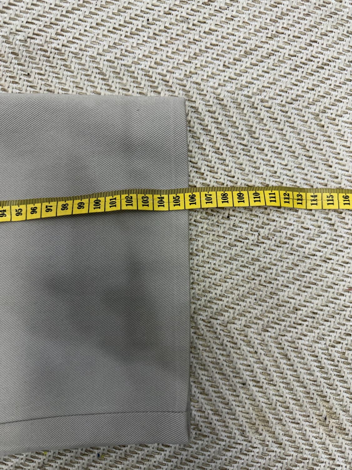 정품) COS 코스 신형 베이지색 와이드 면바지 44 상품이미지9