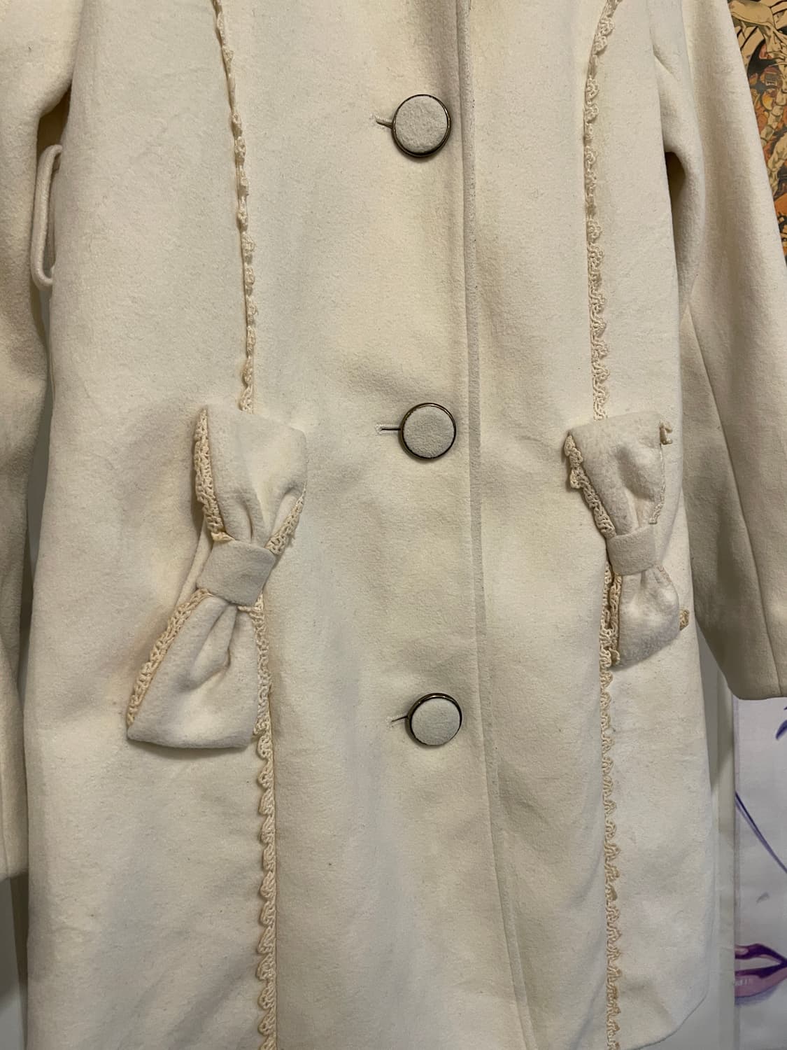 liz lisa 리즈리사 리본 아이보리 코트 러블리 갸루 상품이미지3