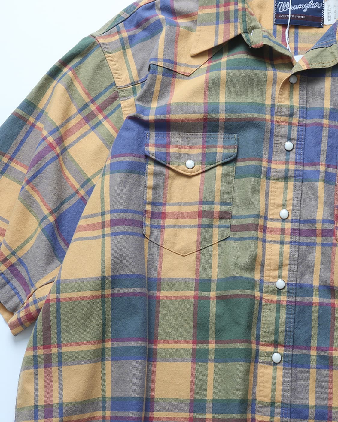 Wrangler Western Check Half Shirt 상품이미지6