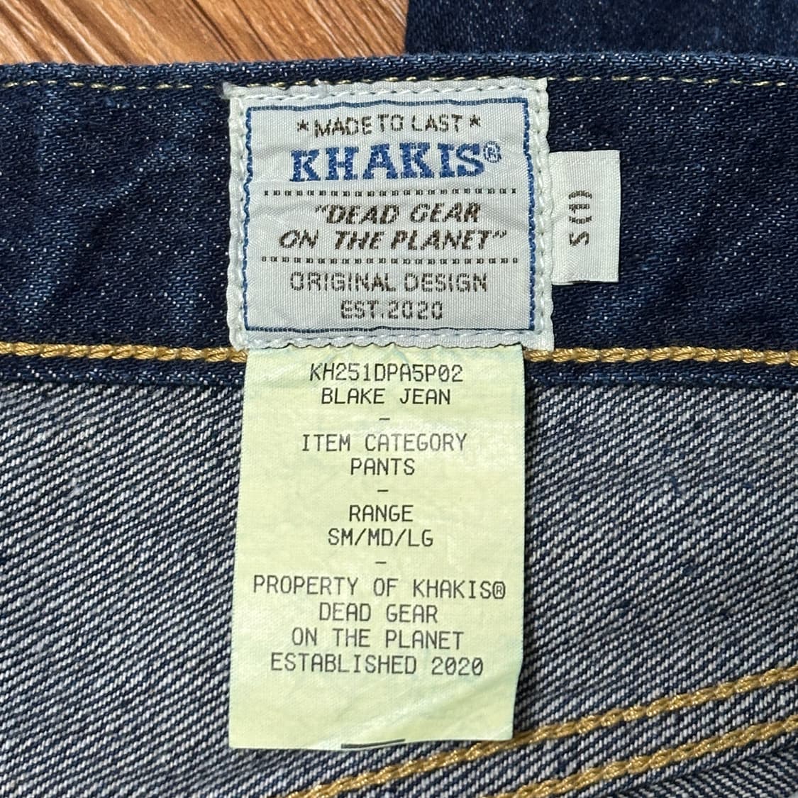 카키스 Khakis Blake Jean One Wash 데님팬츠 상품이미지3