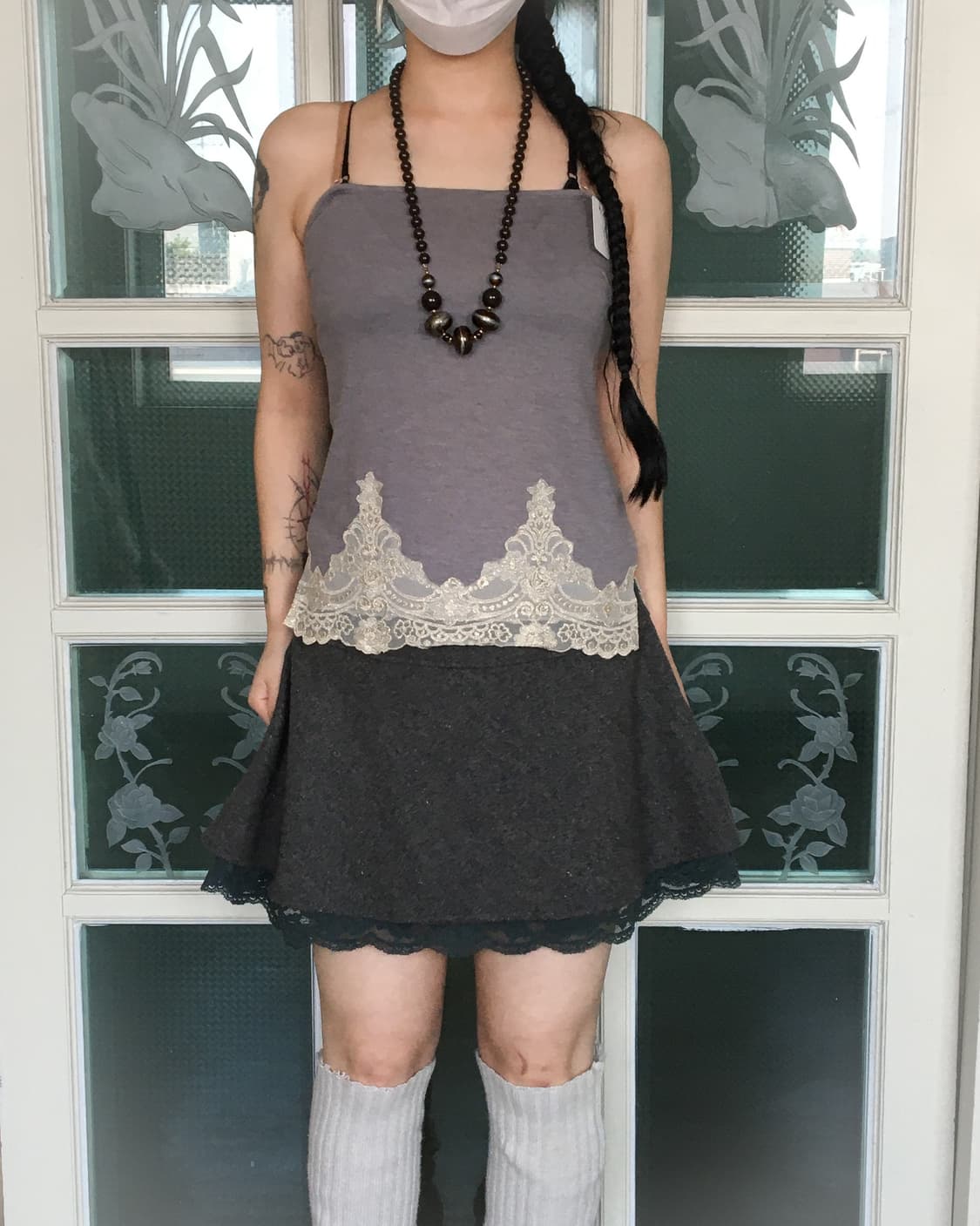 Lace point sleeveless 상품이미지1