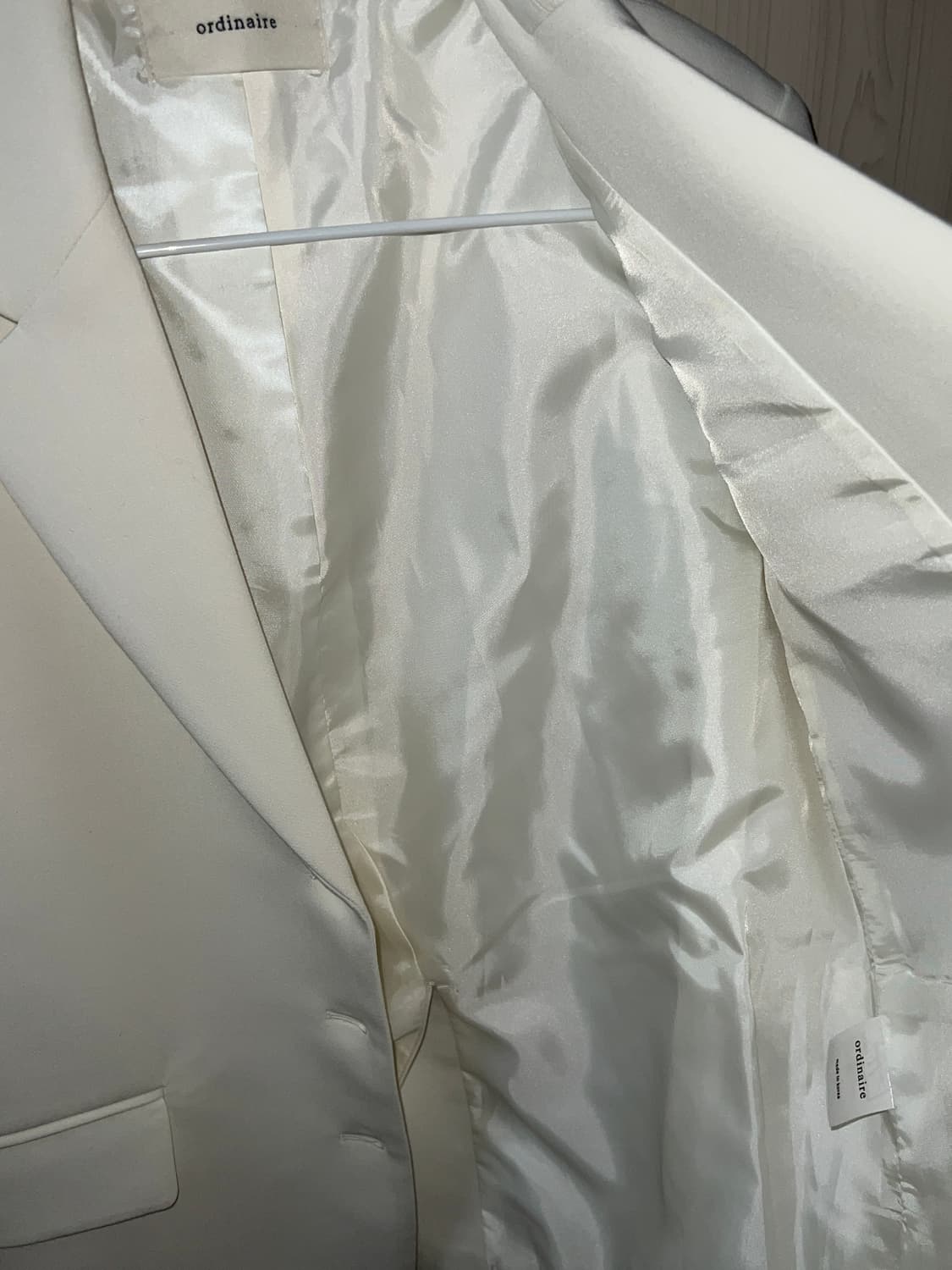 가내스라 오디네르 크렘드 자켓 아이보리 상품이미지7