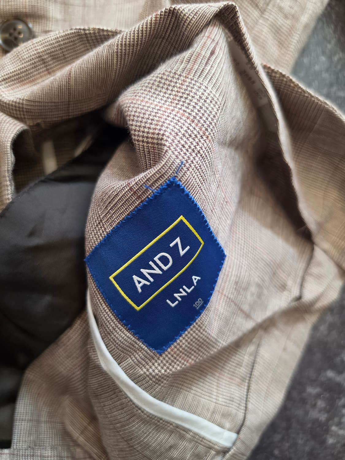 앤드지(ANDZ)100사이즈 린넨 자켓 상품이미지2