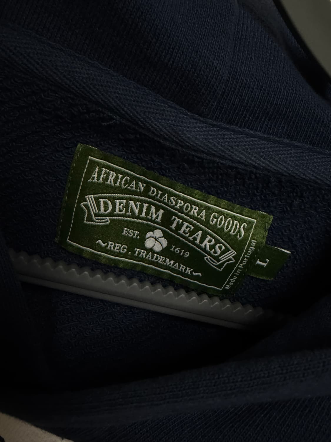 데님티어스 후드 네이비 L 상품이미지2