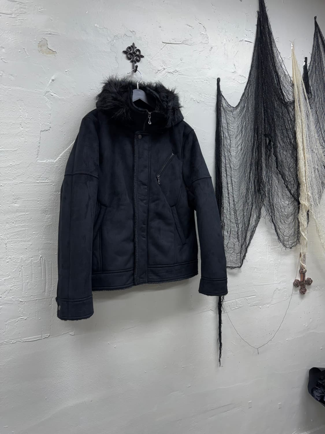 Taka q trimming fur mouton jacket 상품이미지1