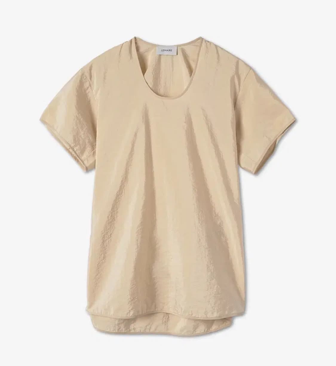 (38)르메르 숏슬리브 스쿱넥 티셔츠 블라우스 lemaire 셔츠 상품이미지4