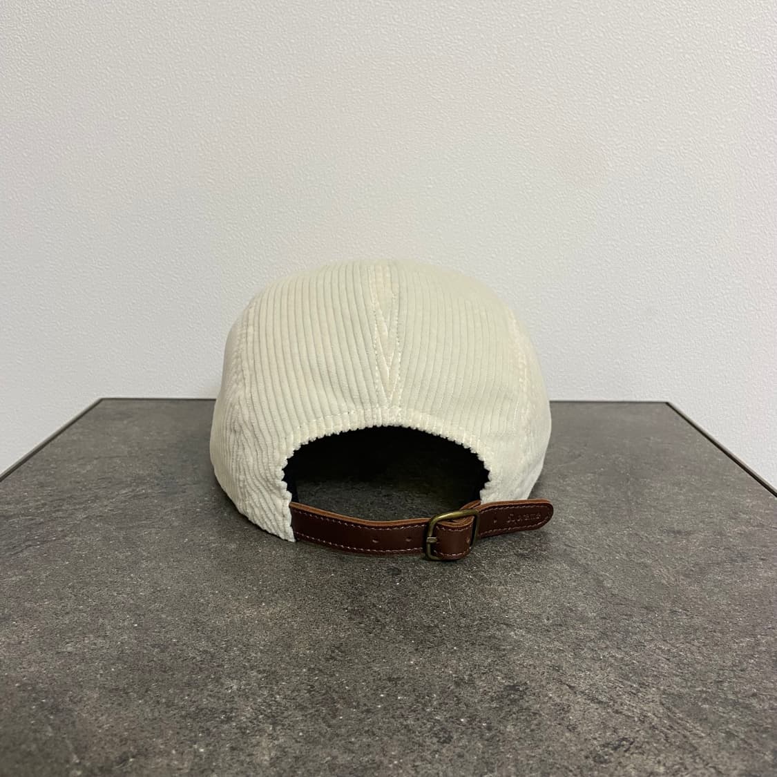 (OS) 슈프림 박스로고 캠프캡 모자 코듀로이 내츄럴 상품이미지4