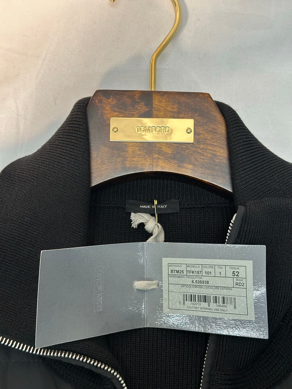 톰포드 울 블렌드 니트패딩 52 상품이미지8