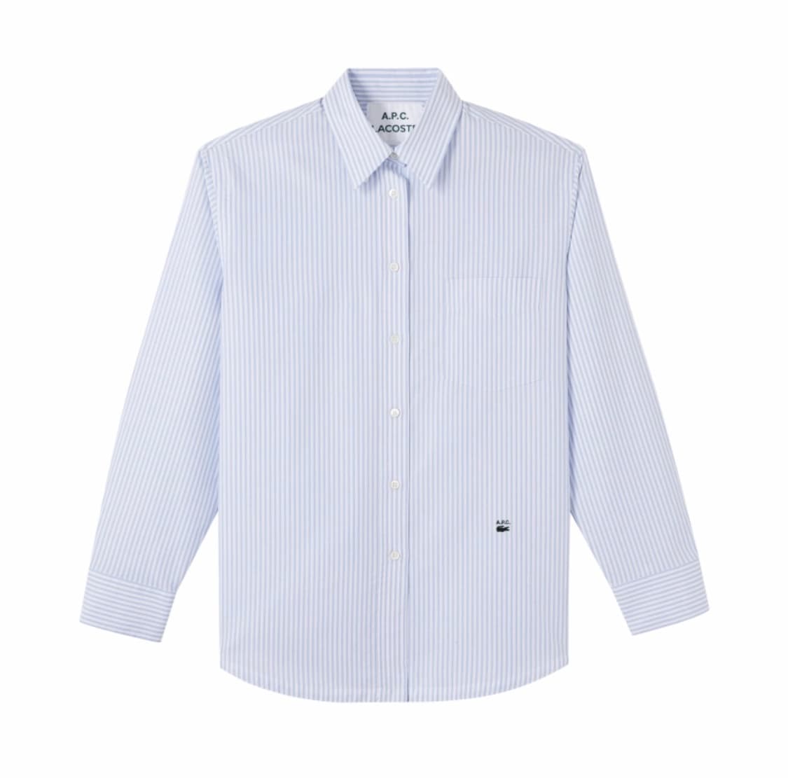 A.P.C. x Lacoste Striped Shirt 상품이미지1