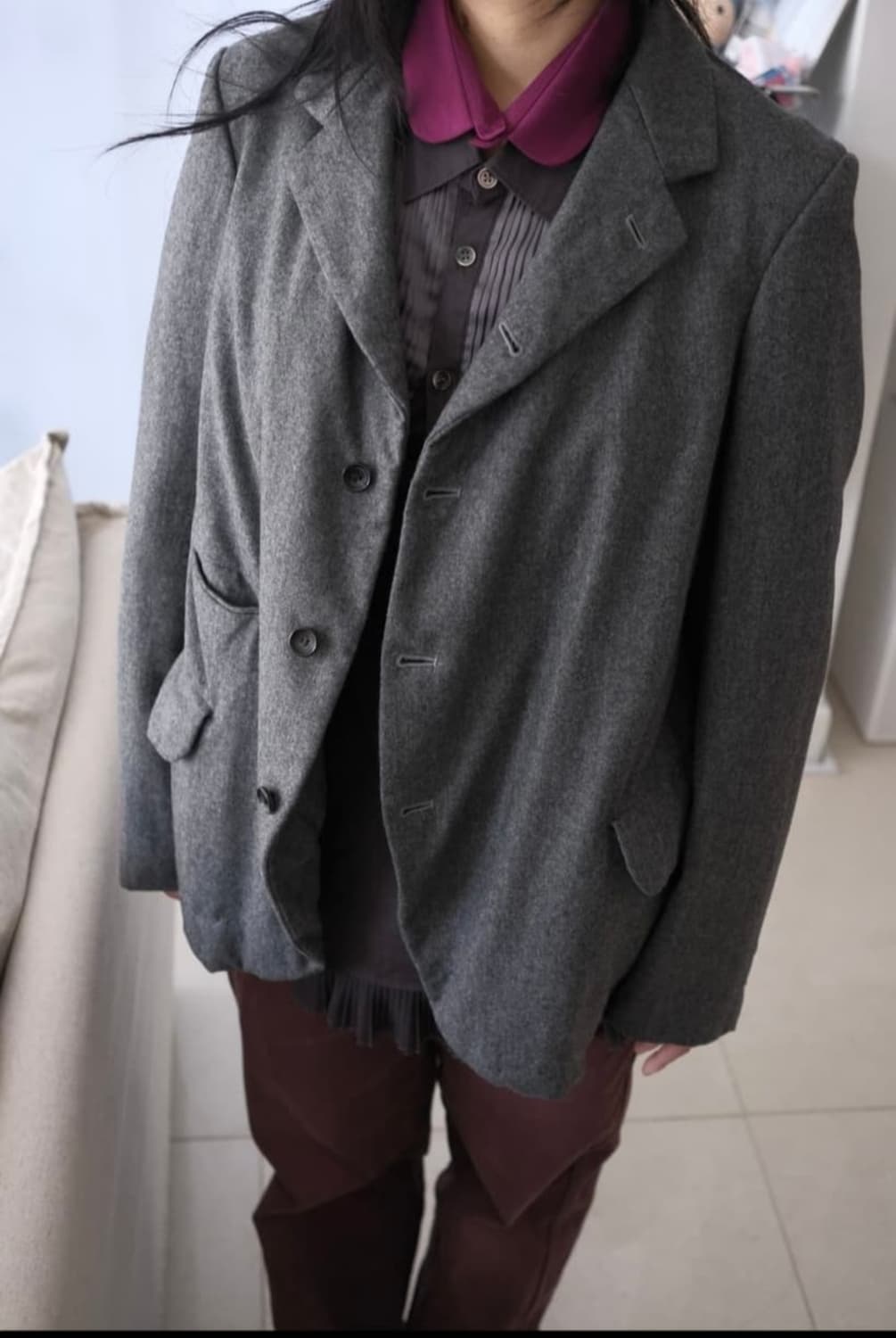 꼼데가르송 울 자켓 블레이저 상품이미지4