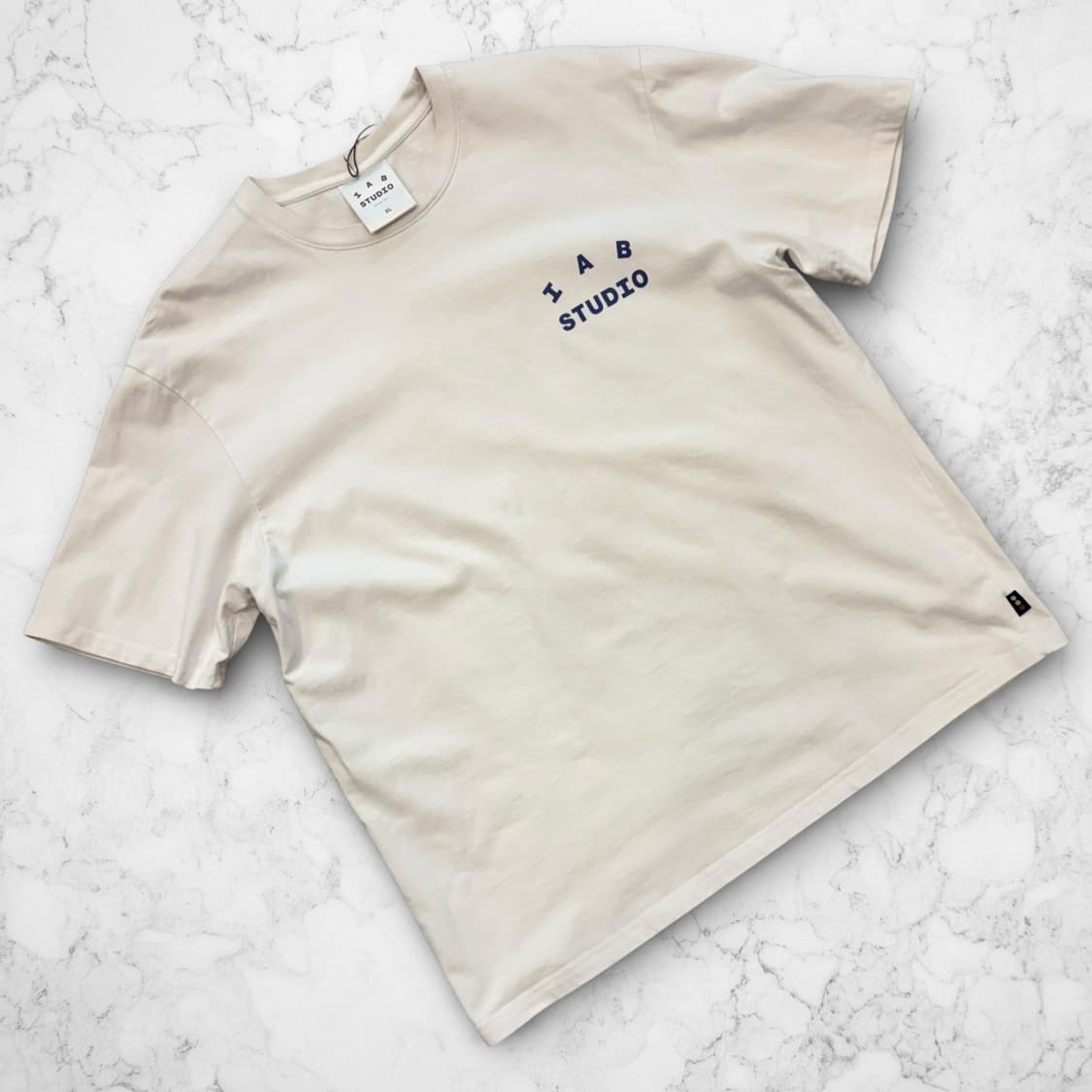 [XL] 아이앱스튜디오 IAB STUDIO 반팔 티셔츠 화이트 C516 상품이미지2