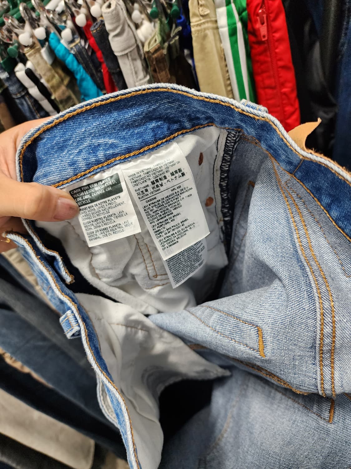 리바이스 93s 501 데님 팬츠 상품이미지6