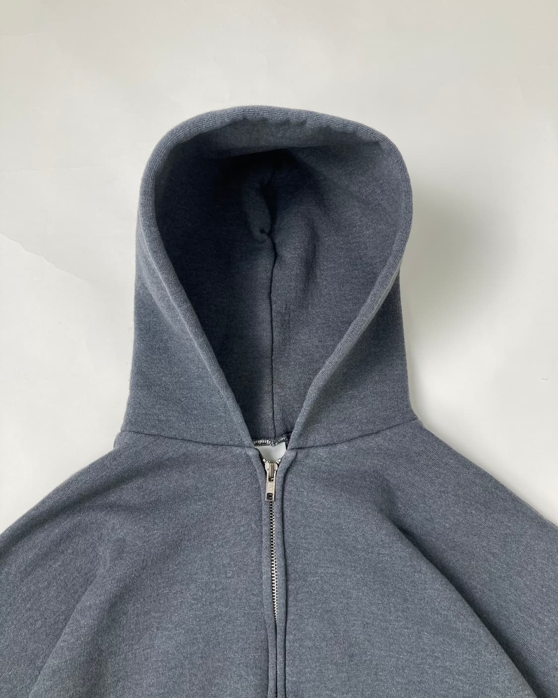 90s Russell Zip Up Hoodie (charcoal) 상품이미지6