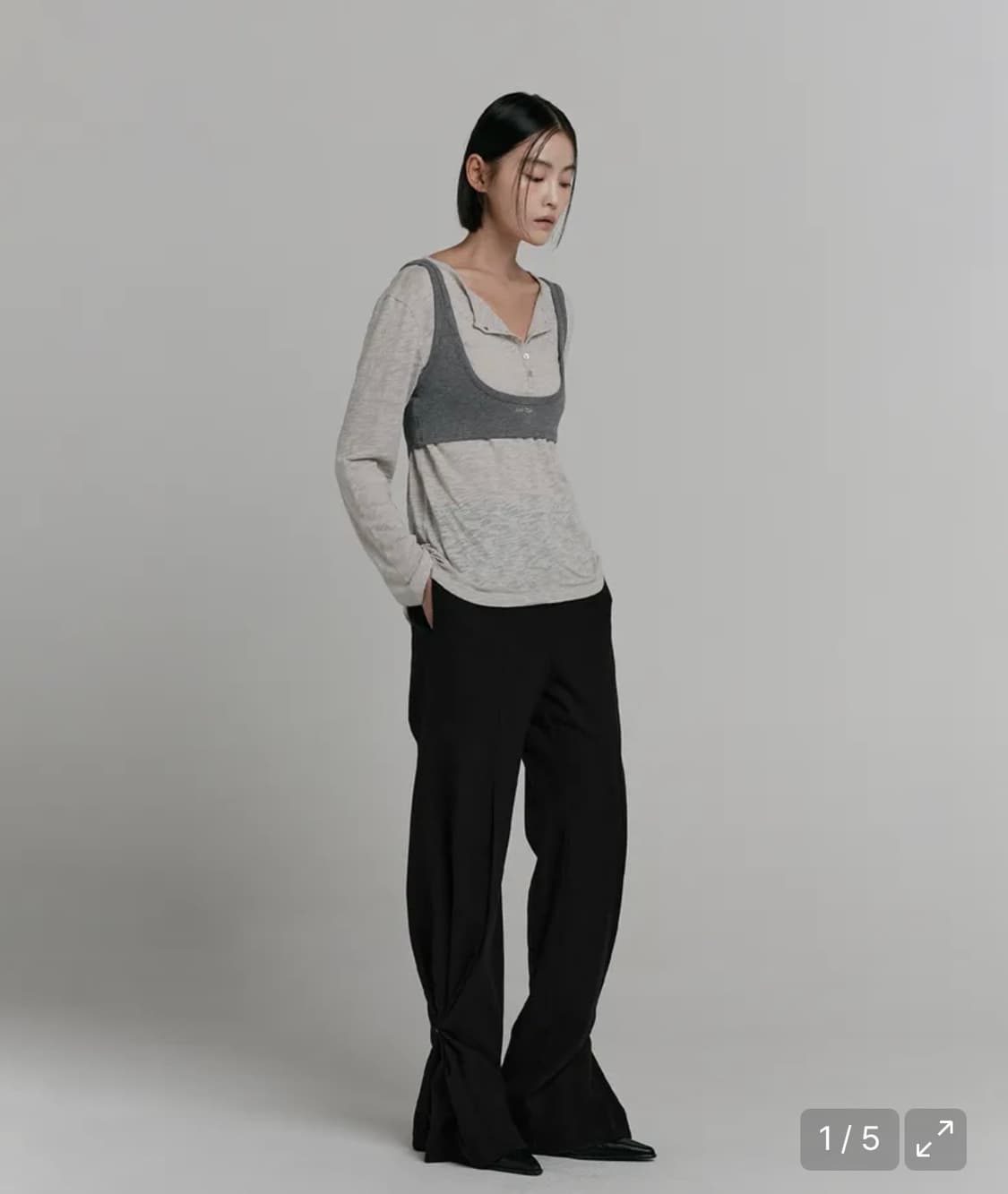 로우타이드 플레어 울 팬츠 상품이미지4