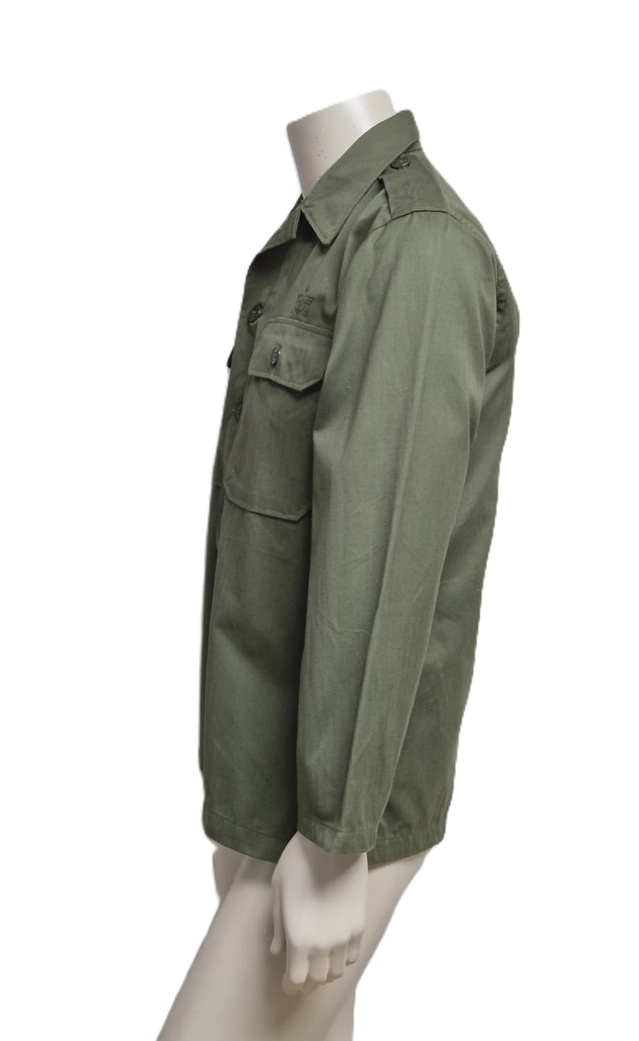 육군 구형 70년대 민무늬 전투복 상의 자켓 (L) 상품이미지2