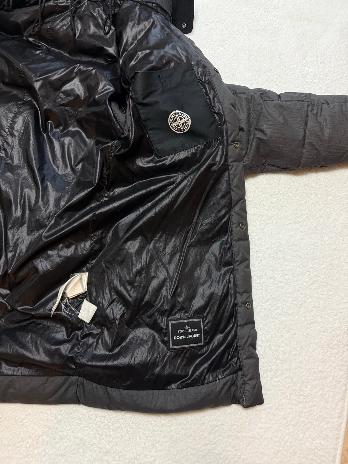 정품 스톤아일랜드 아카이브 크링크랩스 패딩 차콜 상품이미지8