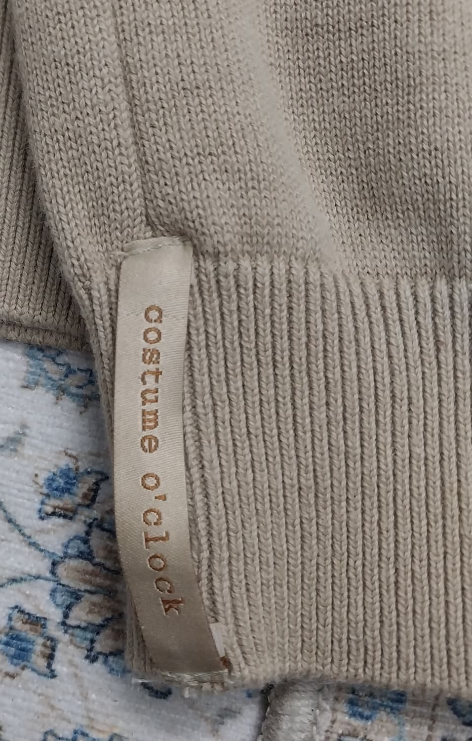 커스텀 어클락 베이지 니트 M 상품이미지4