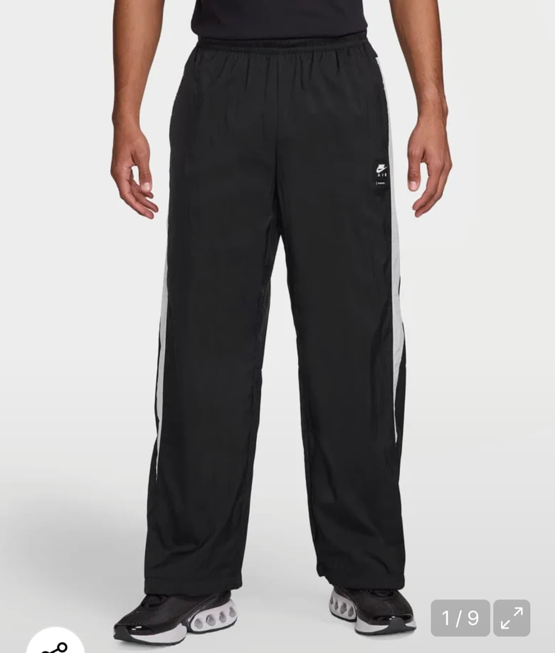 [25SS]나이키 에어 우븐 팬츠 블랙 L 상품이미지1