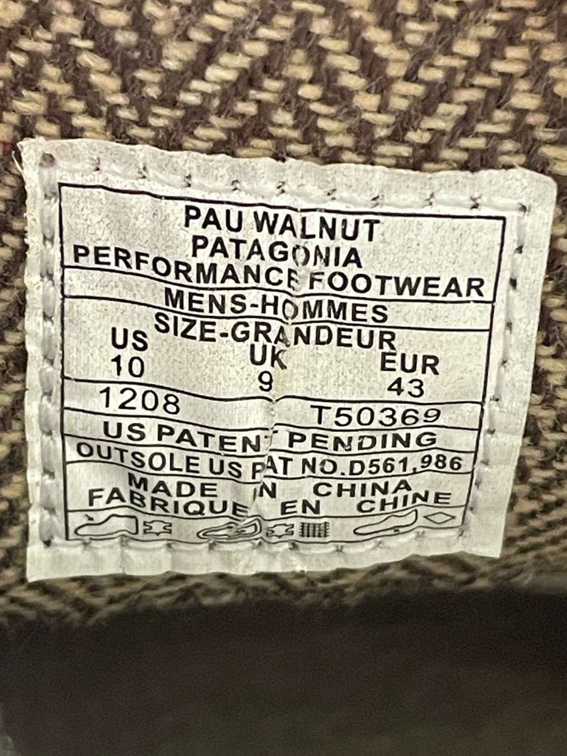 00s Patagonia Pau Walnut Skywalk Slip On 상품이미지10