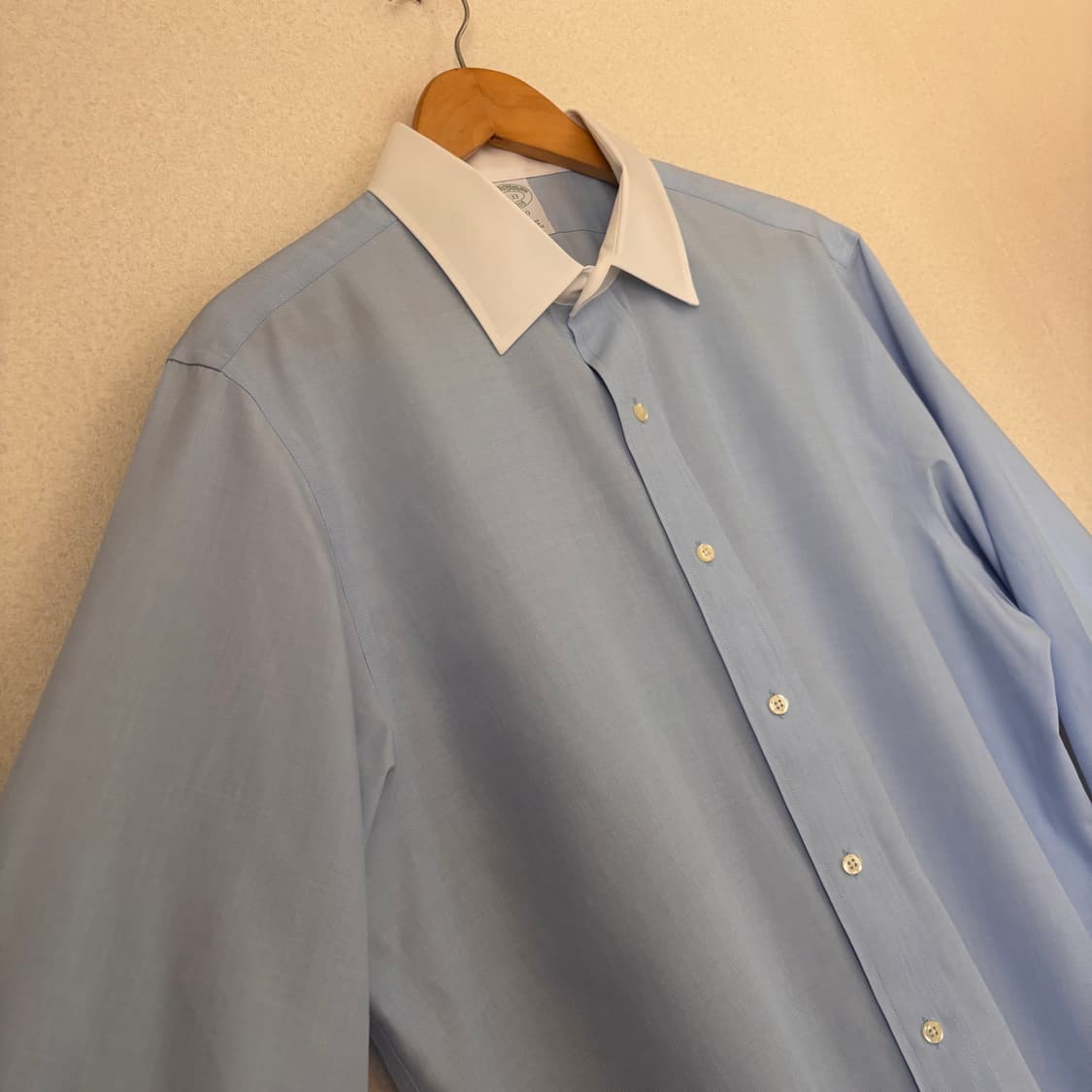 브룩스 브라더스 드레스 셔츠 110 커프스 버튼 투톤 클래식 상품이미지5