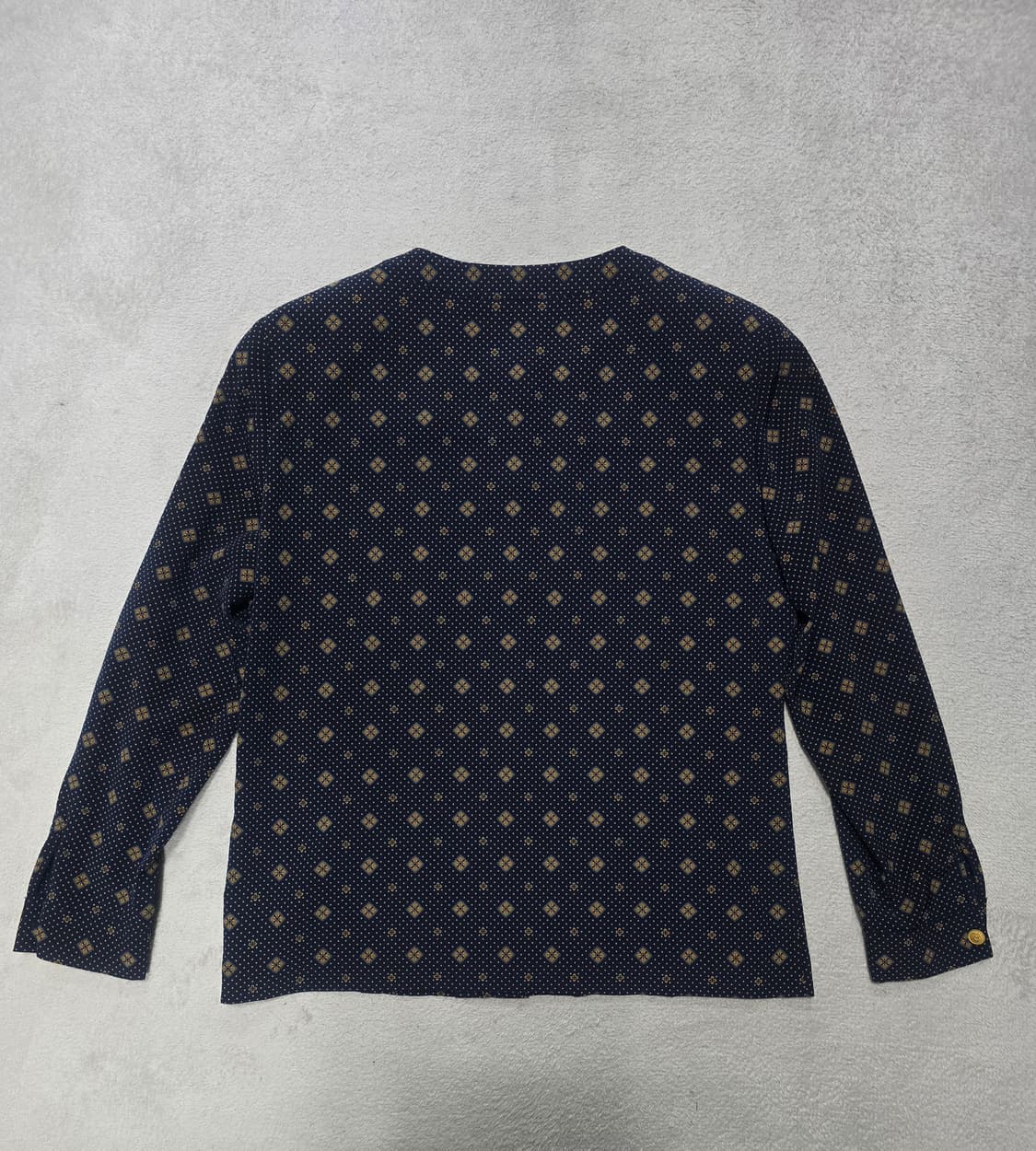 Burberrys 버버리 빈티지 금장 플라워 도트 블라우스  상품이미지3