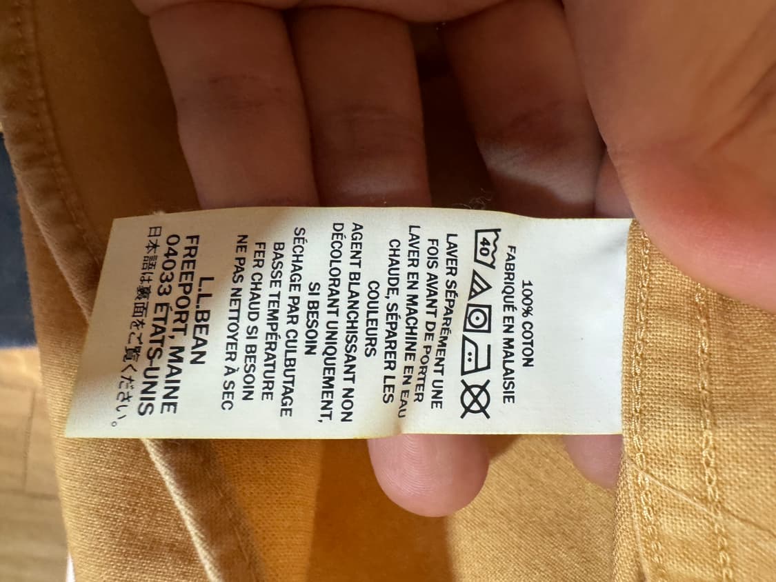 L.L.Bean 전통핏 반팔 셔츠 S사이즈 상품이미지6