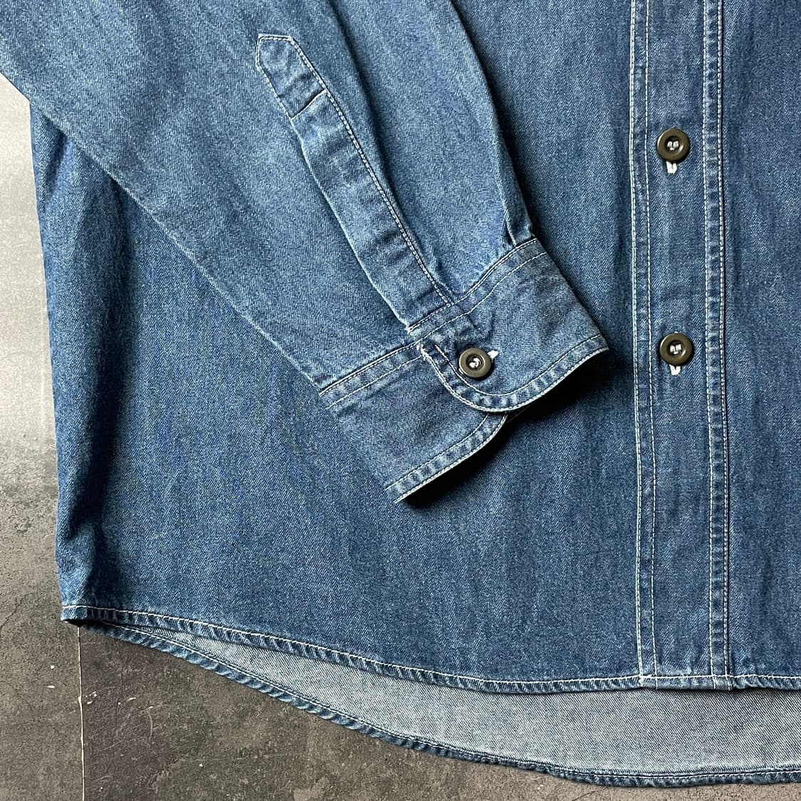 LINEA 빈티지 데님 코튼 셔츠 A00532 상품이미지4