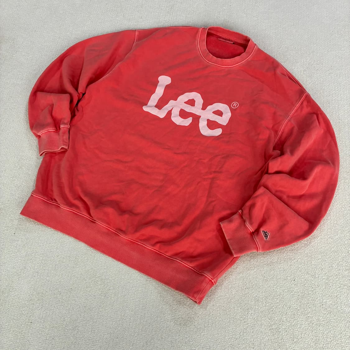 Lee 리 빈티지 워싱 맨투맨 티셔츠 100 상품이미지1