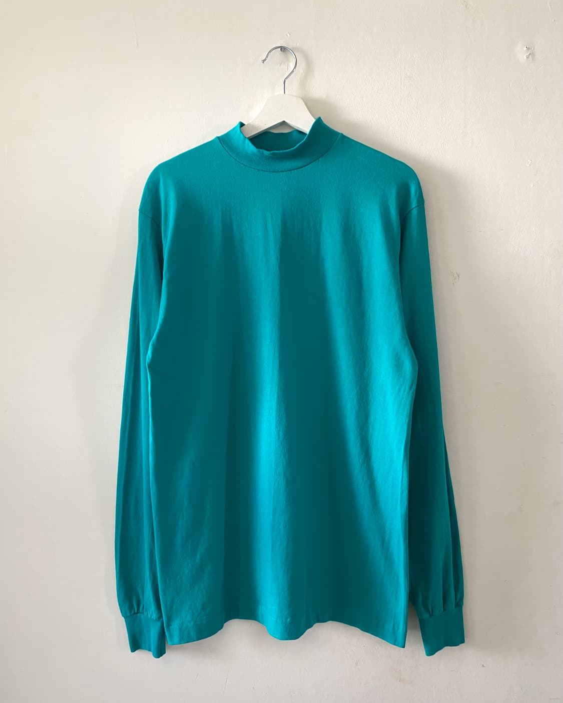 90s 빈티지 플레인 모크넥 롱슬리브 상품이미지1