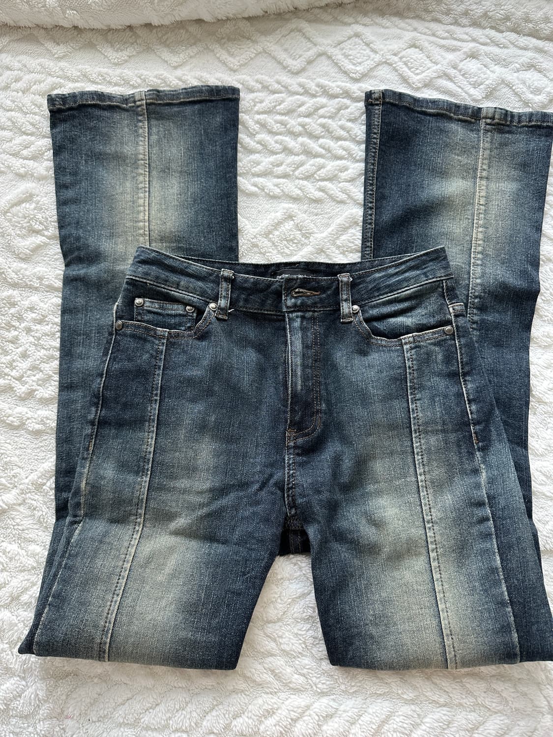 달링유어배드 로즈 부츠컷 데님 빈티지 블루(s) 상품이미지1